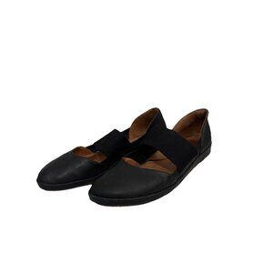 L’Amour Des Pieds CAMILE Leather BALLET Mary Jane FLATS 9M In Black